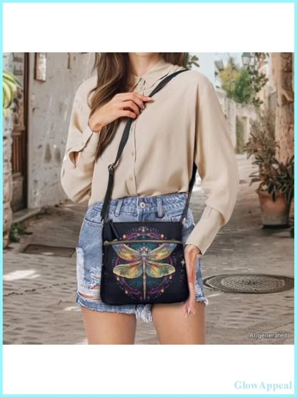 Leather Women's Crossbody Hobo Bag Satchel Purse Adjustable Strap Zipper Pockets